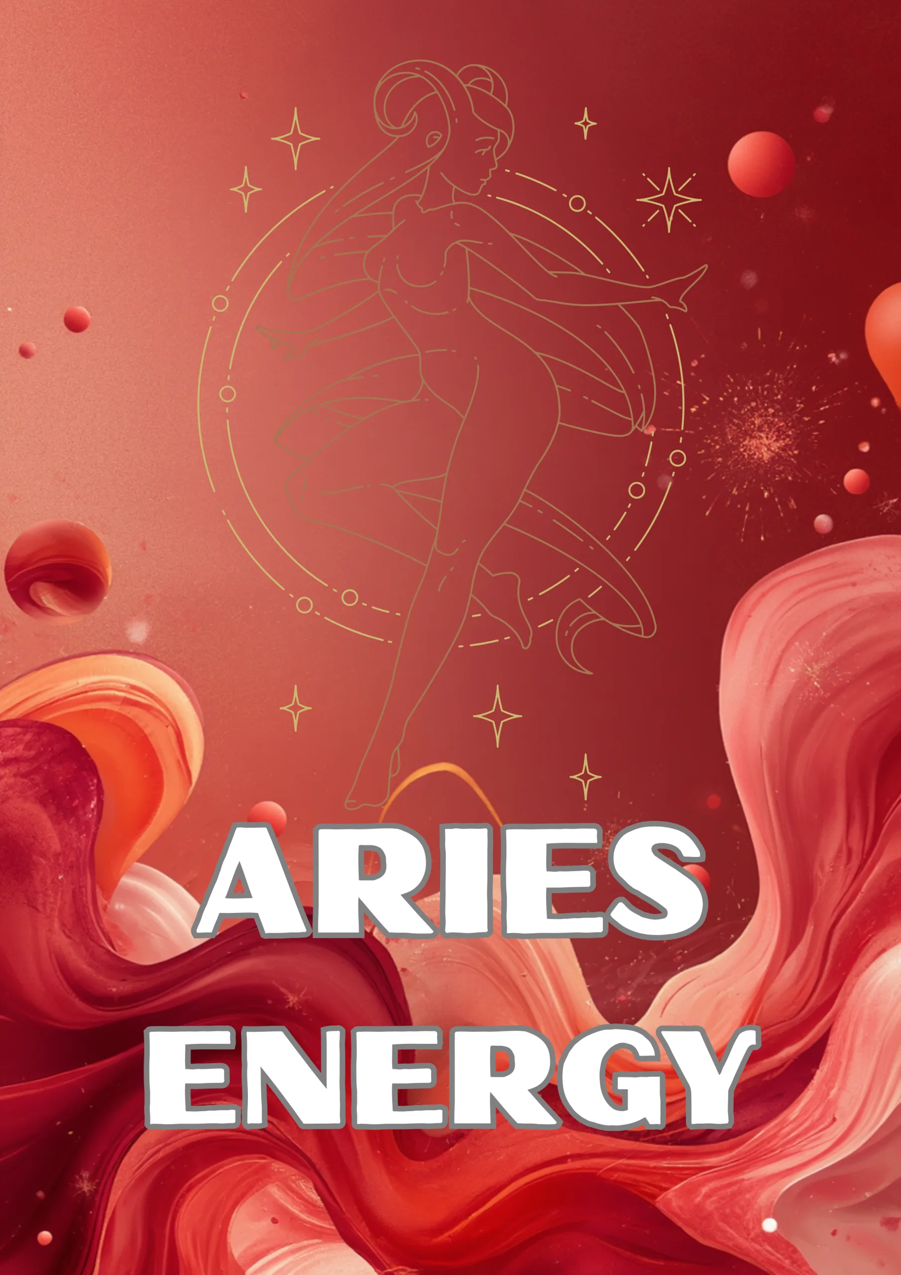 Aries Energy – зодиакален постер за Овен
