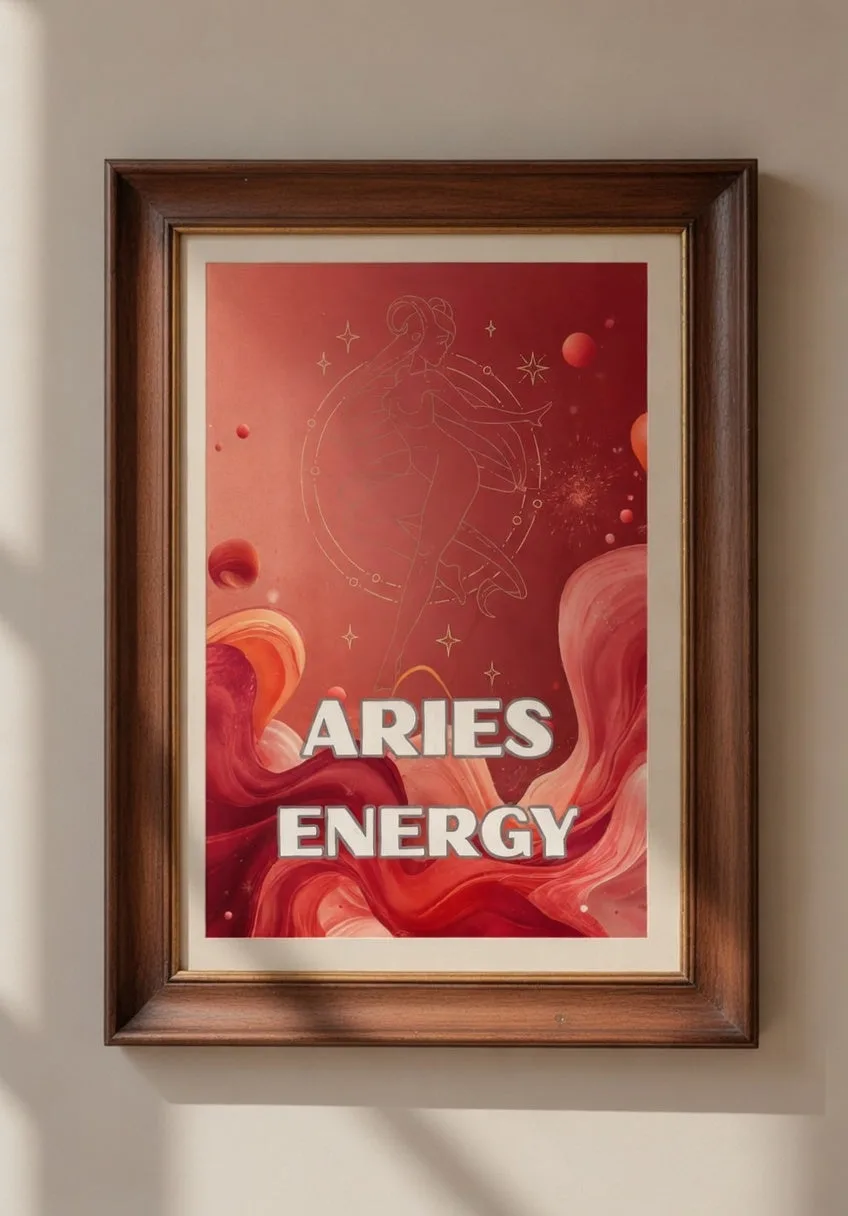Aries Energy – пример за постер за Овен в интериор
