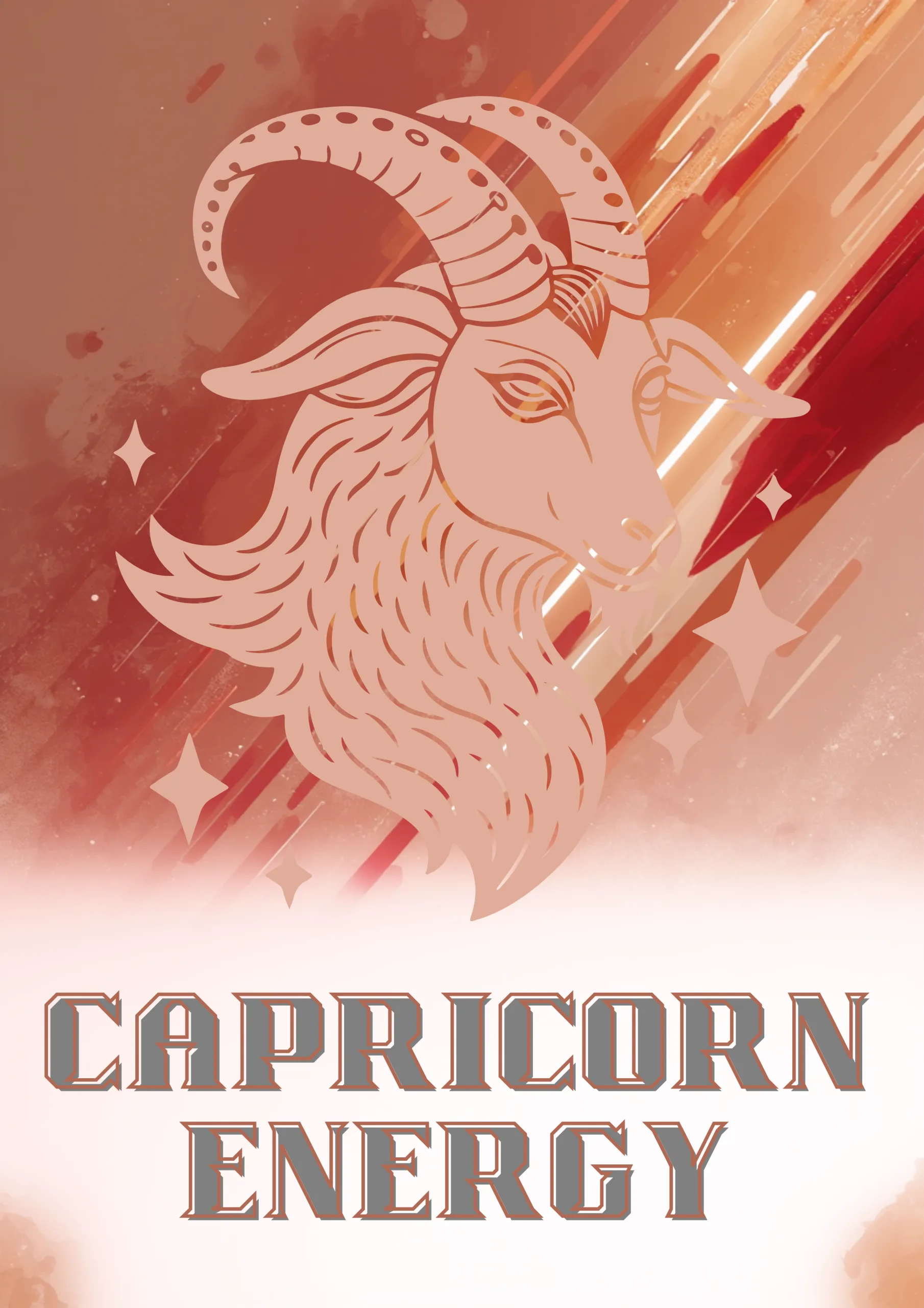 Capricorn Energy – зодиакален постер за Козирог