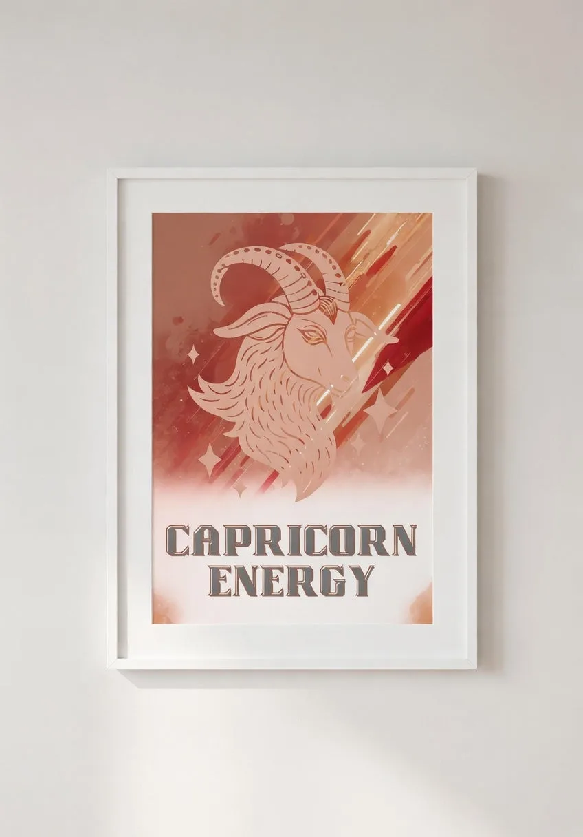Capricorn Energy – пример за постер за Козирог в интериор