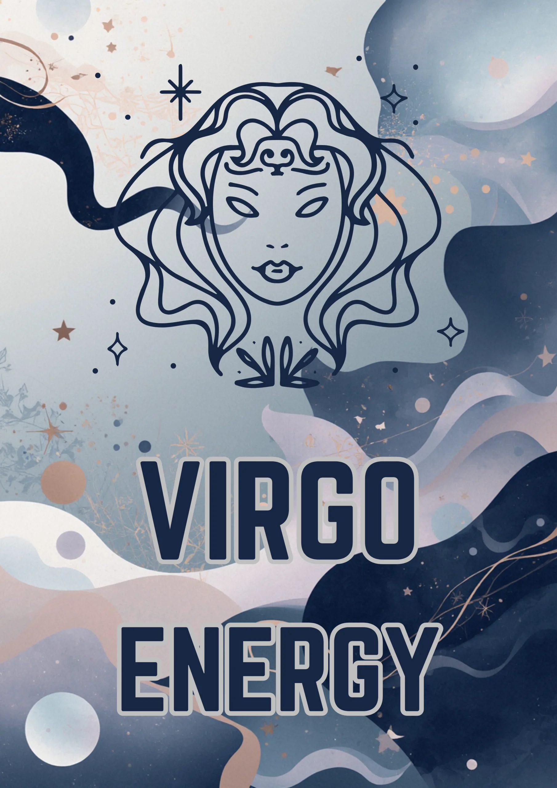 Virgo Energy – зодиакален постер за Дева