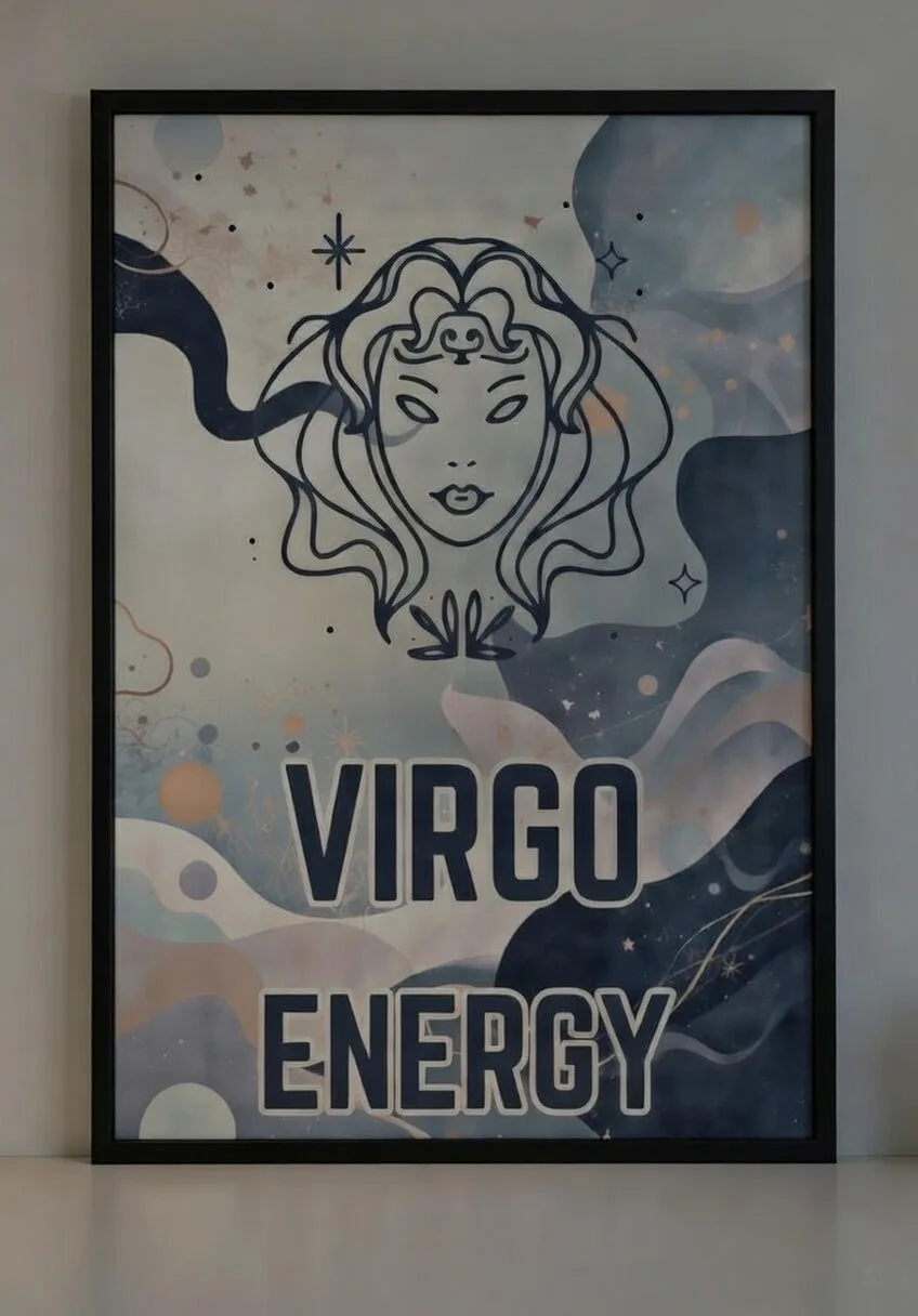 Virgo Energy – пример за постер за Дева в интериор